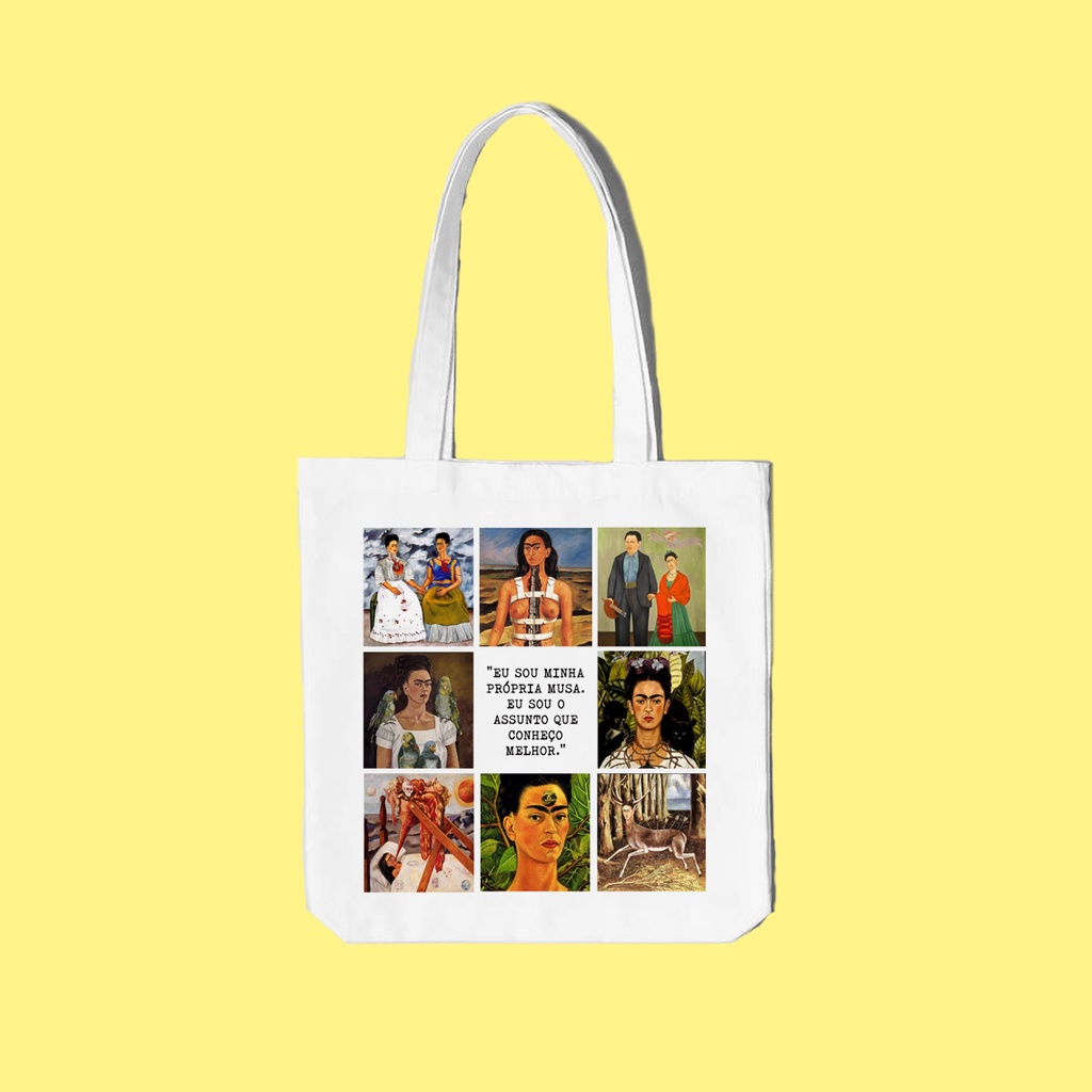 Bolsa Ecobag - Frida Kahlo / Eu sou minha própria musa