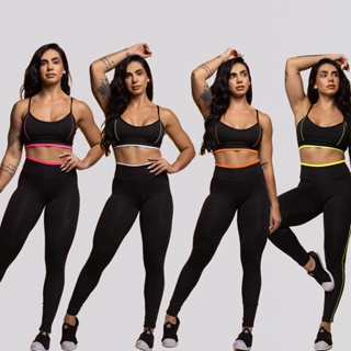 Conjunto Roupa Fitness Feminina em Promoção na Shopee Brasil 2024