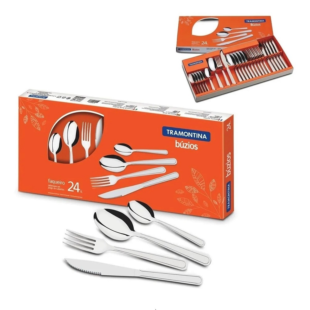 Faqueiro 24 Peças Buzios Inox 23799071 Tramontina