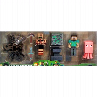 Bonecos Blocos De Montar Steve Enderman Iron Golem Minecraft em Promoção na  Americanas