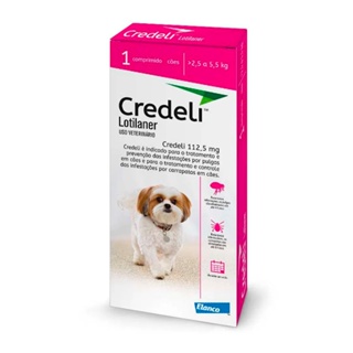 Credeli 2,5 A 5,5kg: Antipulgas E Carrapatos Cães 1 Comprimido Elanco