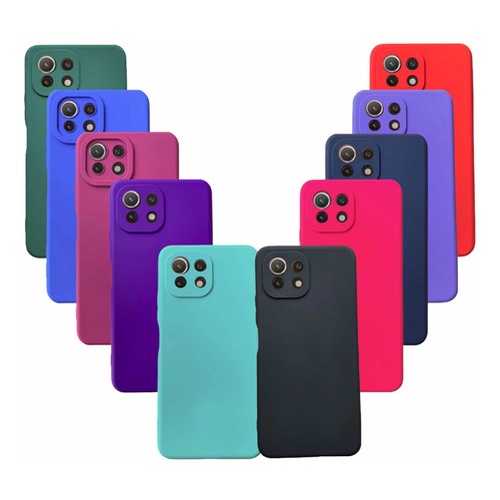 Capa Capinha Case Mi 11 Lite Proteção De Câmera Aveludada