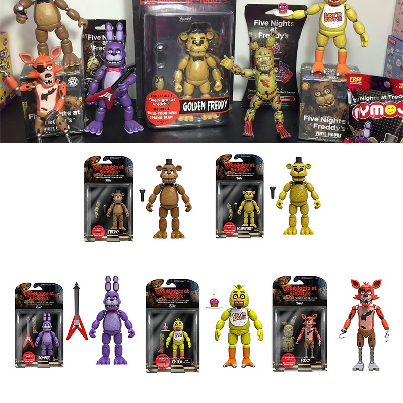 Anime Fnaf Pvc Toys 5 Model Figure Fnaf Toys Sister Location Funtime Foxy  Ballora Puppet Figure Freddyss Bear Doll Action Toys - AliExpress