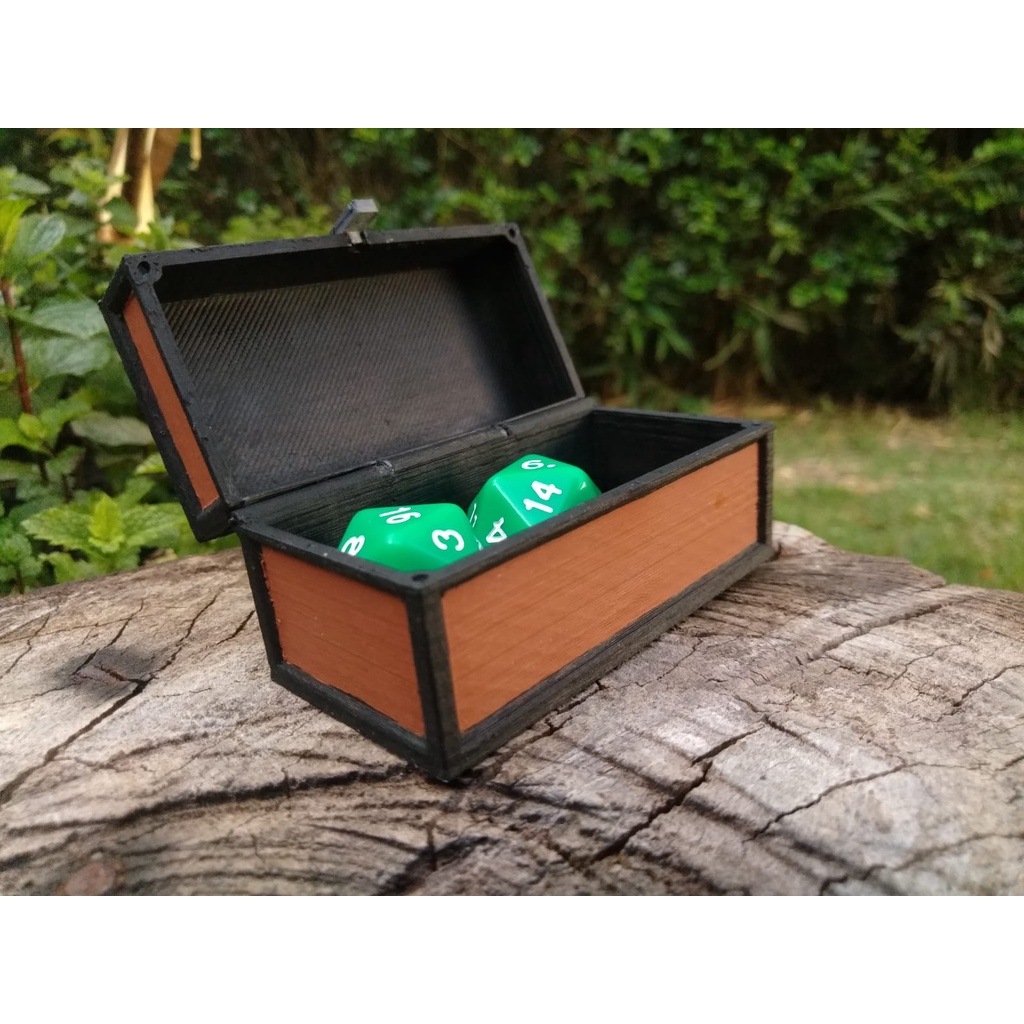 Baú/caixa Minecraft para guardar utensílios