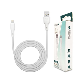 Cabo USB Para iPhone Lightning 2.4A 1m marca OHEY