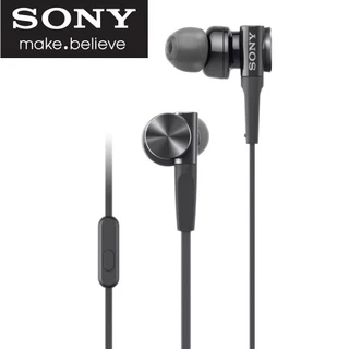 Fones De Ouvido Intra-Auriculares Originais Sony MDR-XB75AP Estéreo Com Fio De 3,5 Mm Esportivos Mãos Livres Microfone