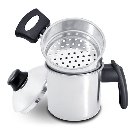 Mini Cuscuzeiro E Cozi Vapore Polido Nº10