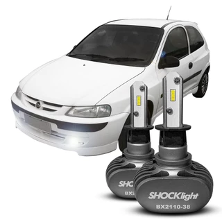 Ultra Led Shocklight 10.000 Lumens 6000k Chevrolet Celta Farol Milha Barato