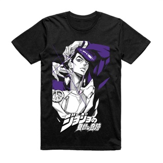 Jojo Bizarro Aventura T Camisa Para Homens De Algodão Moda Tshirt