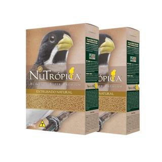 KIT 2 Ração Nutrópica Coleiro Extrusado Natural - 300g