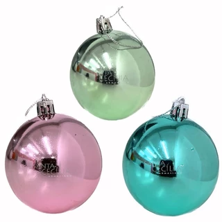 Bolas para Árvore de Natal 6 Cm Candy - 6 unid Ref. NTB20154