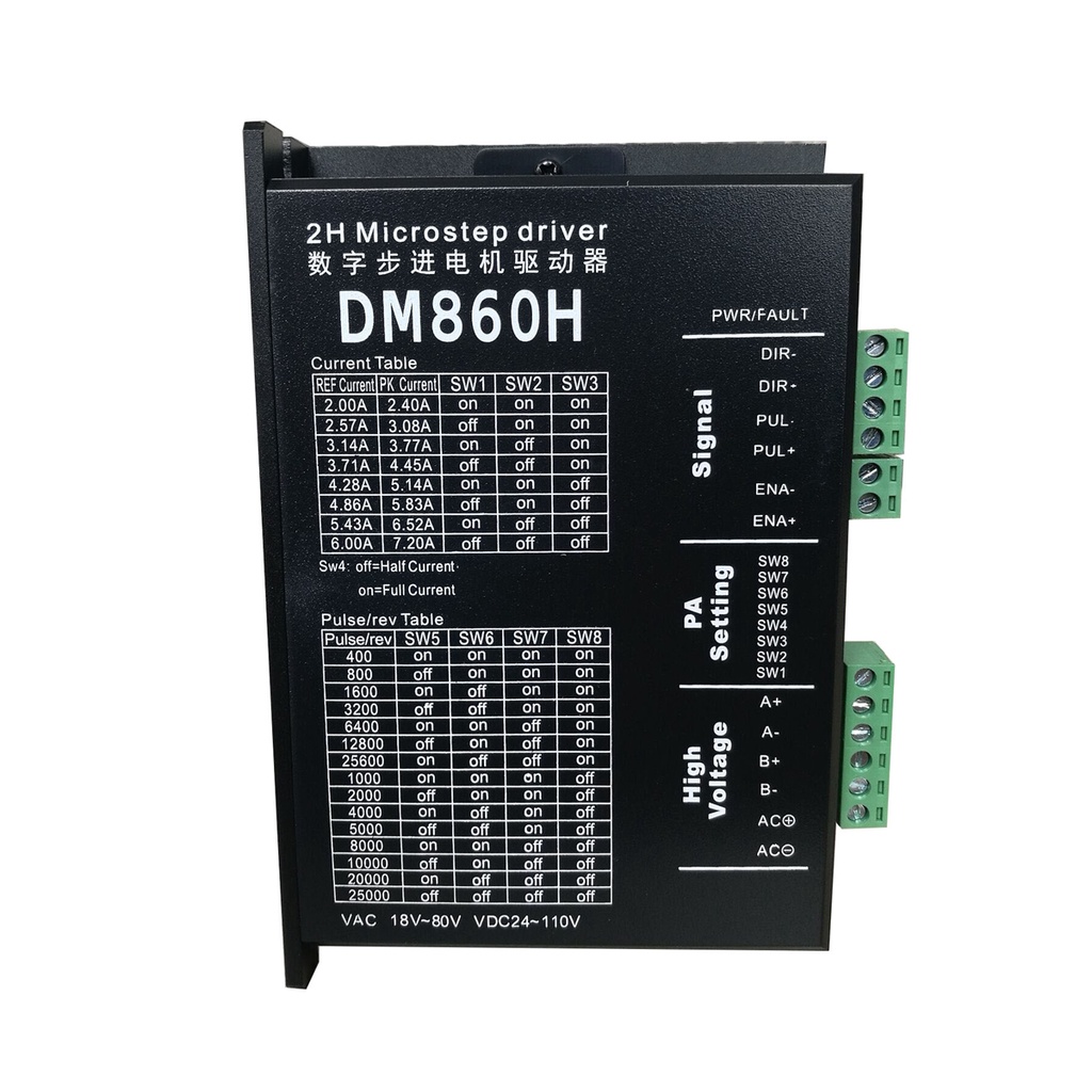 Driver Dm860 - DM860H 80v - 7,2A Motor Passo Cnc | Shopee Brasil