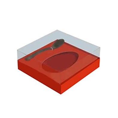 Caixa Para Ovo de Colher Diversas Cores 150 Gramas - Pct 1 Unidades - NÃO ACOMPANHA COLHER