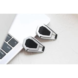 Suporte Metal Para Notebook Laptop Regulável Modelo H5 Com 2 Unidades Autocolantes