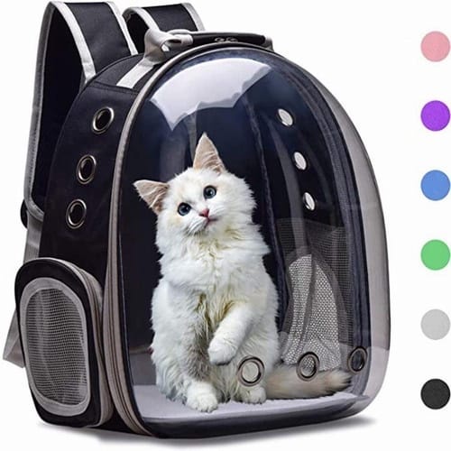 Mochila Bolsa Pet Visão Panorâmica Astronauta Color Gato Ou Cachorro