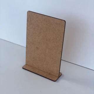 Kit com 10 Placas 10x15 com cantos arredondados e com base em mdf cru de 3mm