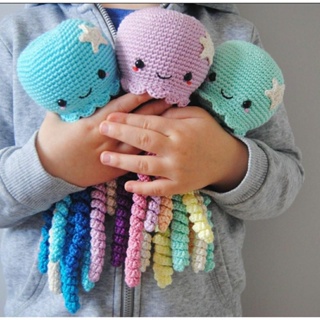 Polvo amigurumi - polvo de crochê