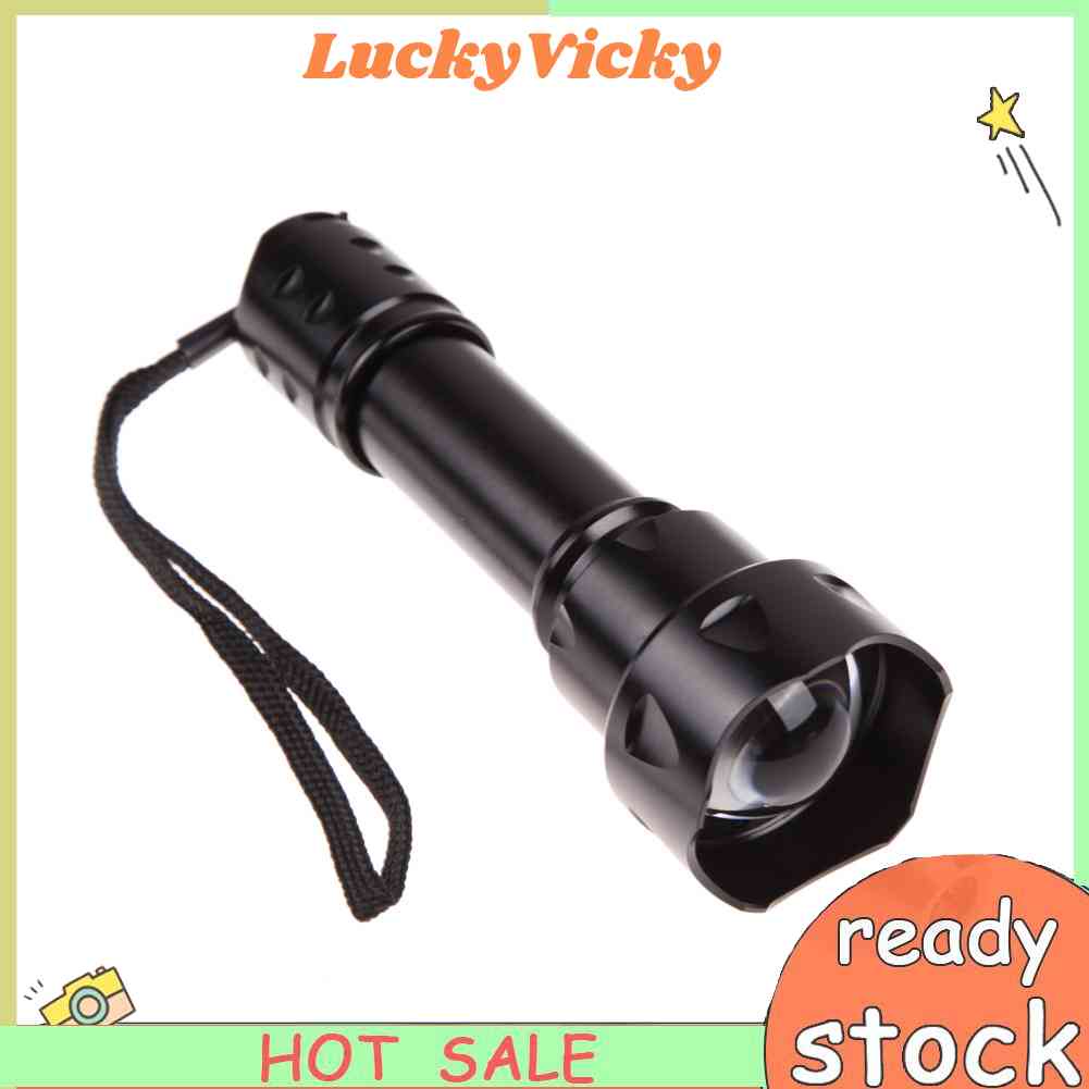 Lanterna Com Zoom De Visão Noturna UF-T20 OSRAM Cree Infravermelho IR 850nm