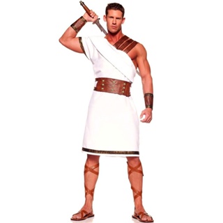 Fantasia Masculina De Guerreiro Gladiador Romano, Cosplay