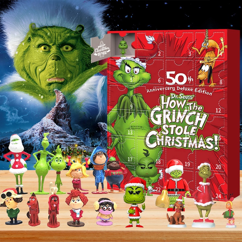 O Grinch E Pesadelo Antes Do Natal Calendário De Advento Para Crianças