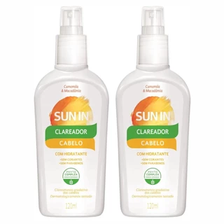 Kit 2 Phytoervas Sun In Spray Clareador Dos Cabelos E Hidratante Capilar 120ml