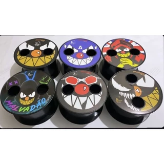 Carretilha de linha de pipa 21 cm duplo rolamento.