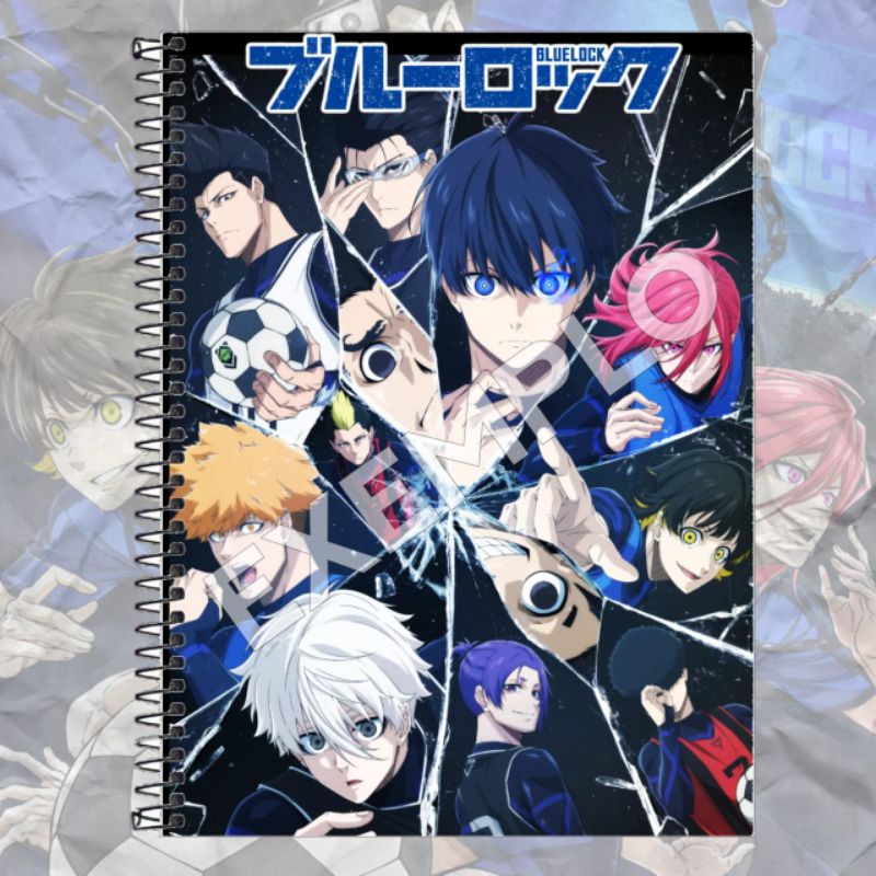 caderno anime blue lock | Shopee Brasil