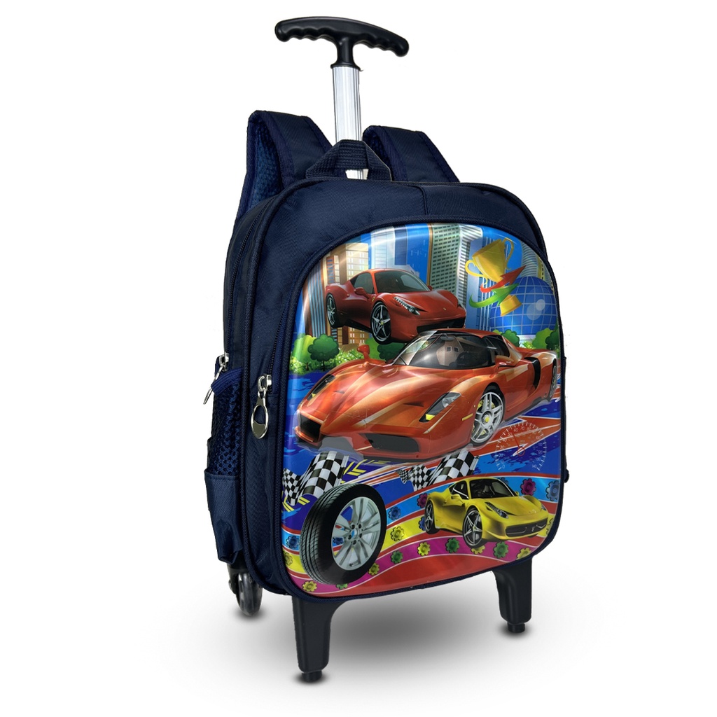 Bolsa Infantil Masculina Estampada Escolar de Rodinha | Shopee Brasil