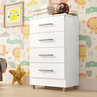 Comoda Infantil Flavia 4 Gavetas