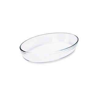 Assadeira oval Brinox Cheff 3 litros Vidro