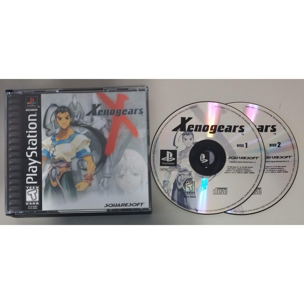 Ps1 - Xenogears 1 - Mídia Preta