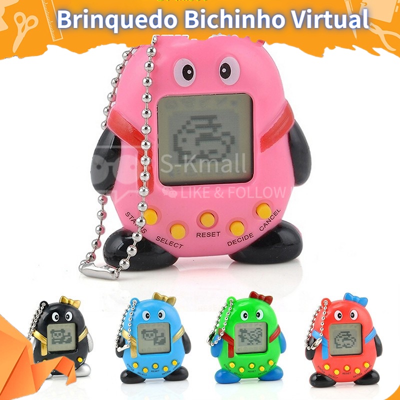 Brinquedo Bichinho Virtual Tamagoch 168 Em 1 Premiun Barato