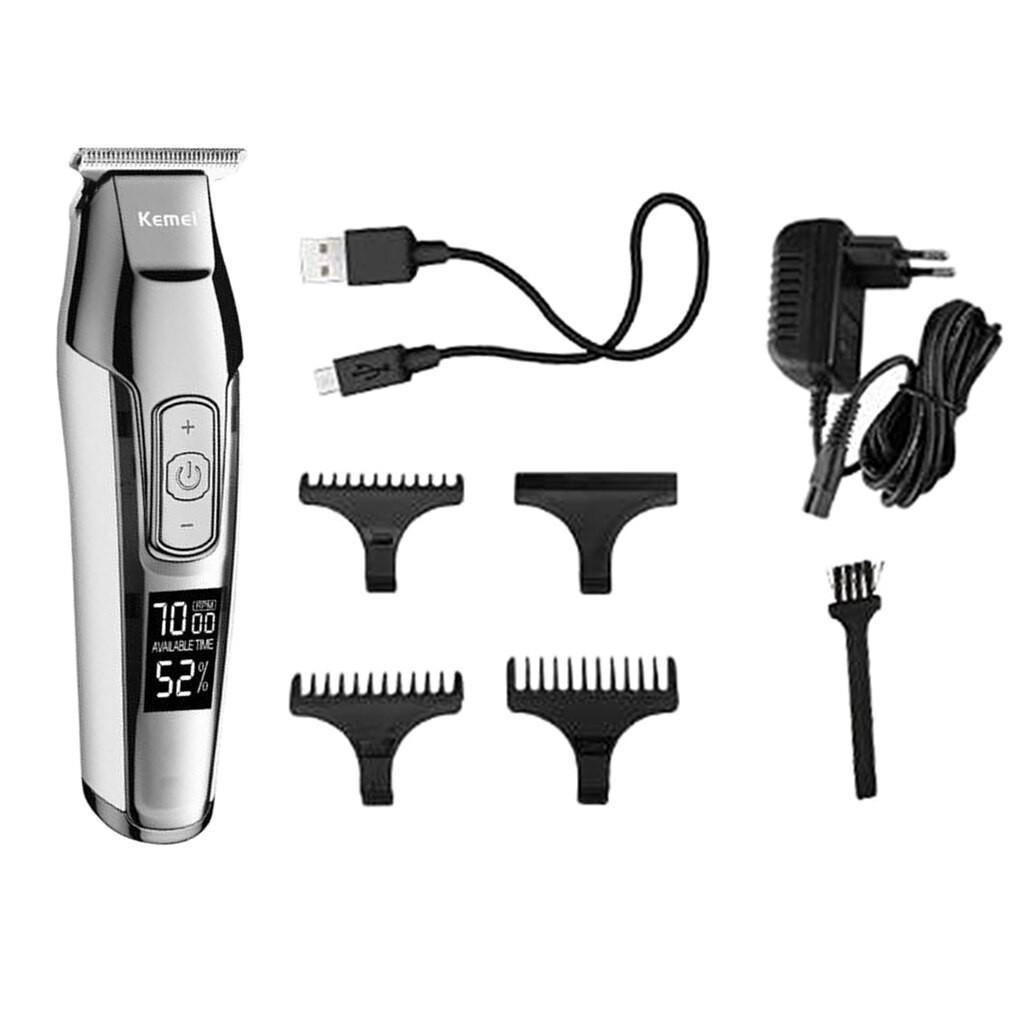 Maquina Cortar Cabelo Kemei Km-5027 Elétrico