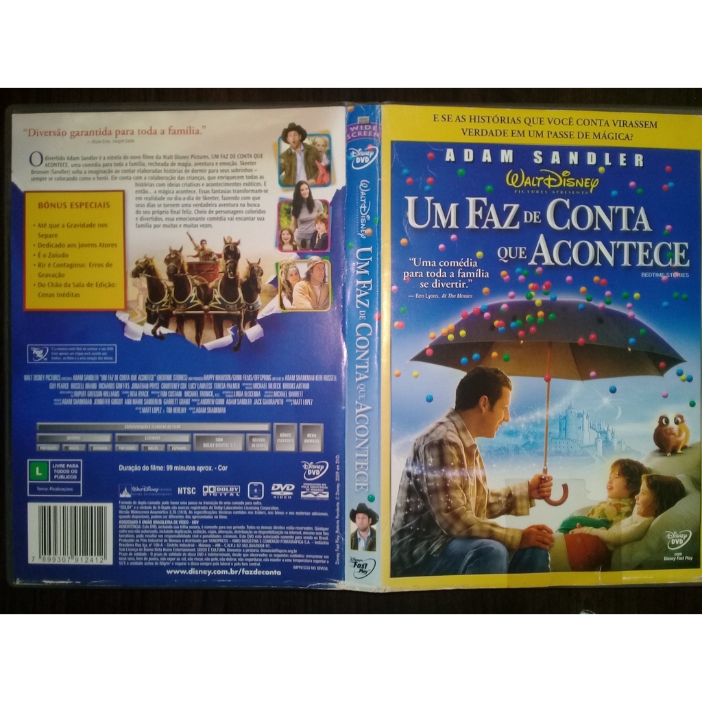 DVD ORIGINAL UM FAZ DE CONTA QUE ACONTECE Shopee Brasil