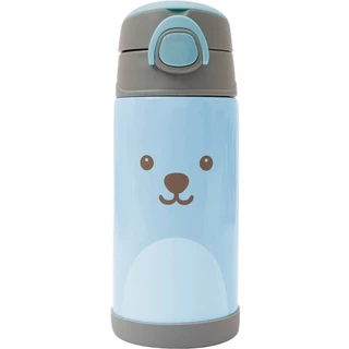 Garrafa Térmica Parede Dupla 400 Ml Azul 12109 - Buba