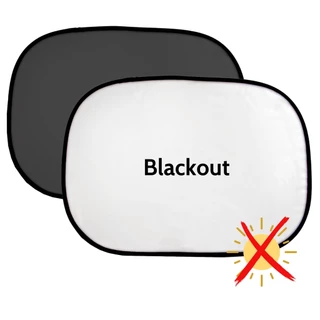 Kit Protetor Solar com BLACKOUT Para Carro Com Ventosa Infantil