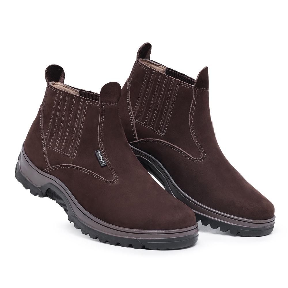 Bota Botina Coturno 500 Masculino Cores Variadas Cano Curto Confortável  Trabalho Casual Schiareli