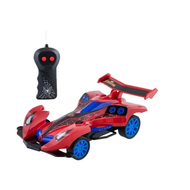 Carrinho de Controle Remoto 3 Funções Marvel Homem Aranha Candide 5812