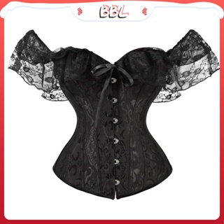 Compre Espartilho steampunk bustier espartilho lingerie sexy roupas góticas  mulheres burlesque corselet cintura espartilho treinador de cintura shapers