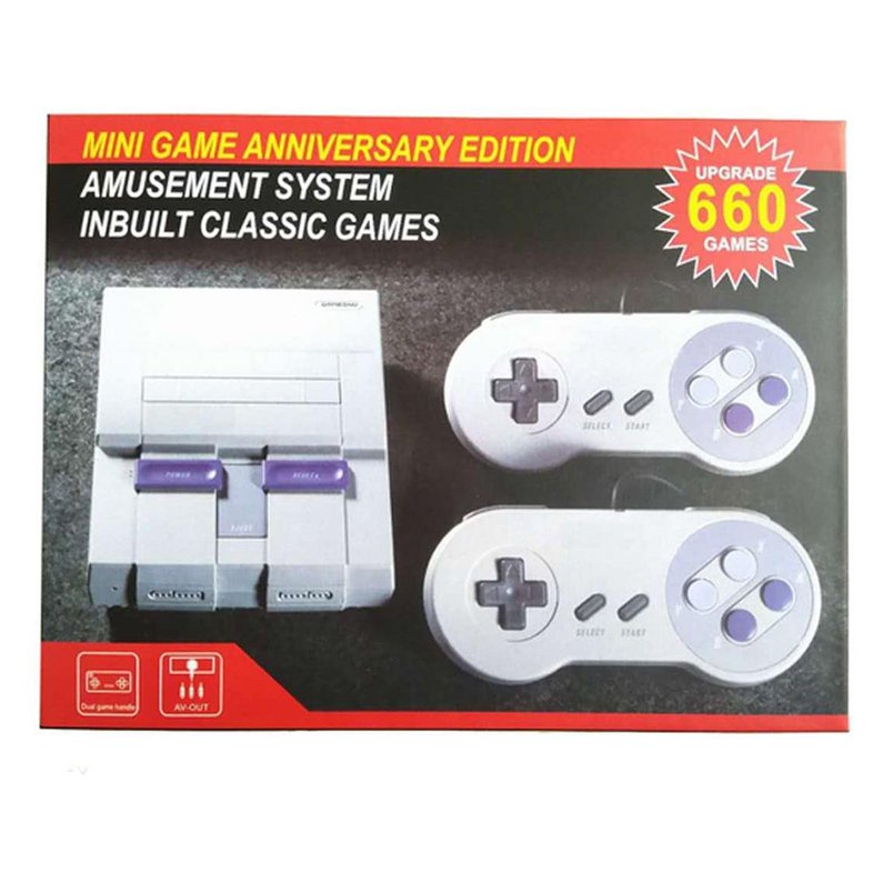 SNES Classic 660 Games Super Handheld Game Mini TV 8 Bit For Nintendo Console