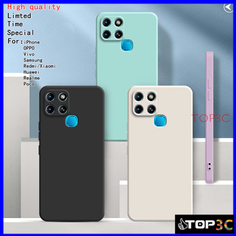 Capinha infinix smart 6/4/Note 8 11S/11 PRO/10 5 Estojo De Telefone Sólido YT
