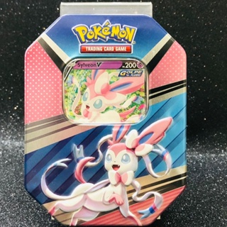 Jogo de Cartas - Pokémon Lata - 25 cartas - Evoluções de Eevee - Sylveon -  Copag em Promoção na Americanas