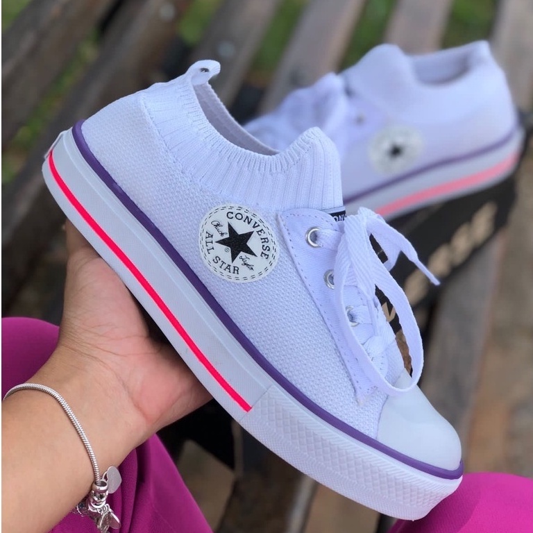 Tenis Feminino All Star Plataforma Causal Cano Baixo Converse Hike Low Ox  em Promoção na Americanas