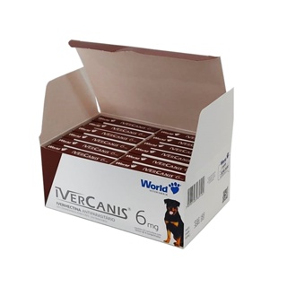 Ivercanis 6mg Remédio Contra Pulgas E Carrapatos 1cx 48 Comprimidos