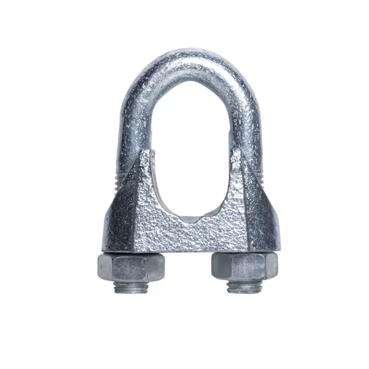 Grampo (Clips) Galvanizado Para Cabo de Aço DIN 741 3/16' - CARBOSTORM