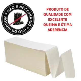 2000 Etiqueta Termica 10x15 Térmica Adesiva Branca Para Envios, E-Commerce E Identificação De Embalagens ótima cola