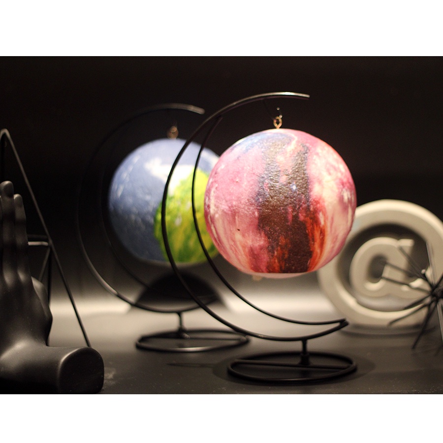 Luminária Pendente Planeta Galáxia Universo 3d RGB