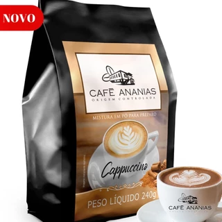 Capuccino Café Ananias - Mistura em Pó Para Preparo - pacote de 240 Gr.