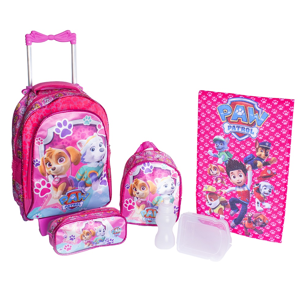 Kit Mochila Escolar Estojo Lancheira Térmica Infantil Menina você