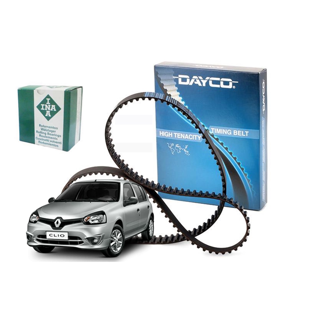 Kit Correia Dentada Dayco + Tensor INA Renault Clio 1.0 16v | Shopee Brasil